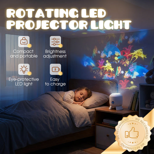 🎨50 % de réduction🌈Projecteur LED rotatif à effet dynamique