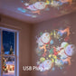 🎨50 % de réduction🌈Projecteur LED rotatif à effet dynamique