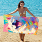 🥳 PROMOTION 2026 EXCEPTIONNELLE 🥳 50 % DE RÉDUCTION TEMPS LIMITÉ ! 🏖️ Serviette de plage imprimée 2-en-1 convertible en sac à dos