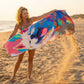 🥳 PROMOTION 2026 EXCEPTIONNELLE 🥳 50 % DE RÉDUCTION TEMPS LIMITÉ ! 🏖️ Serviette de plage imprimée 2-en-1 convertible en sac à dos