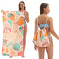 🥳 PROMOTION 2026 EXCEPTIONNELLE 🥳 50 % DE RÉDUCTION TEMPS LIMITÉ ! 🏖️ Serviette de plage imprimée 2-en-1 convertible en sac à dos