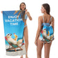 🥳 PROMOTION 2026 EXCEPTIONNELLE 🥳 50 % DE RÉDUCTION TEMPS LIMITÉ ! 🏖️ Serviette de plage imprimée 2-en-1 convertible en sac à dos