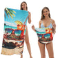 🥳 PROMOTION 2026 EXCEPTIONNELLE 🥳 50 % DE RÉDUCTION TEMPS LIMITÉ ! 🏖️ Serviette de plage imprimée 2-en-1 convertible en sac à dos
