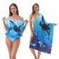 🥳 PROMOTION 2026 EXCEPTIONNELLE 🥳 50 % DE RÉDUCTION TEMPS LIMITÉ ! 🏖️ Serviette de plage imprimée 2-en-1 convertible en sac à dos