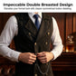 Gilet de Costume Homme Coupe Slim - Style Rétro Décontracté pour Costume ou Smoking