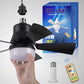💨 50 % de réduction ! 💡 Ventilateur suspendu portable 2-en-1 avec télécommande — Idéal pour la chambre, le bureau et les voyages 🏠