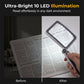 🔍 Loupe de lecture à LED – grossissement 4x, pliable, pour les personnes malvoyantes 👵✨