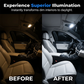 🚗Kit de 20 éclairages LED universels pour l'intérieur de votre voiture | Télécommande RGB, installation facile