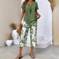 👗50% DE RÉDUCTION ! Ensemble Haut Long & Pantalon Large – Tissu Doux, Look Décontracté ☁️🌿【Offre Limitée】
