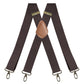 👔 PROMO LIMITÉE -50% ! ✨ Bretelles Homme Dos Croisé X – 4 Clips Amovibles Réglables, Boucle Bronze Antique, Tissu Élastique · 7 Coloris 🔥 2ème à 10€ Seulement !