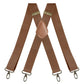 👔 PROMO LIMITÉE -50% ! ✨ Bretelles Homme Dos Croisé X – 4 Clips Amovibles Réglables, Boucle Bronze Antique, Tissu Élastique · 7 Coloris 🔥 2ème à 10€ Seulement !