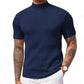 ✨ Ce T-shirt côtelé à col montant passe du casual au chic — -50 % 👕
