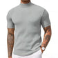 ✨ Ce T-shirt côtelé à col montant passe du casual au chic — -50 % 👕