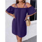 🔥Superbe affaire👗 Robe élégante unie pour femme