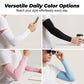 Manches de bras de refroidissement de protection UV unisexe