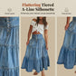 💐 PROMO EXCEPTIONNELLE -50% ! Jupe Maxi Denim Premium – Coton Respirant, Coutures Raffinées ✨👖 【Qualité Haute Gamme】
