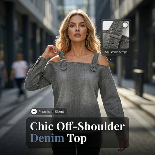 👕 OFFRE LIMITÉE : 50 % DE RÉDUCTION ! ✨ Haut en jean pour femme – larges bretelles, tendance, décontracté ✨