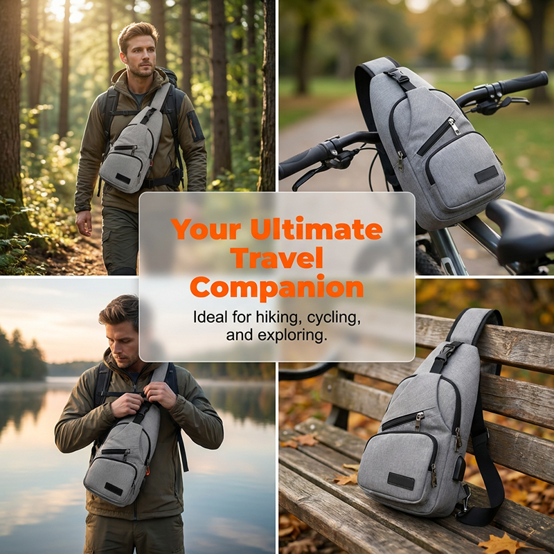 📢📢50 % DE RÉDUCTION !! ⏰Sac bandoulière sport multifonction pour extérieur
