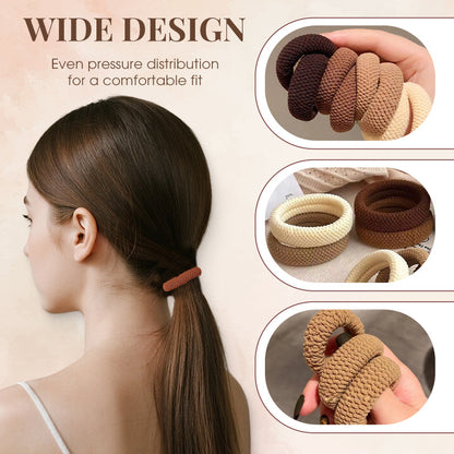 Élastique large et résistant pour cheveux
