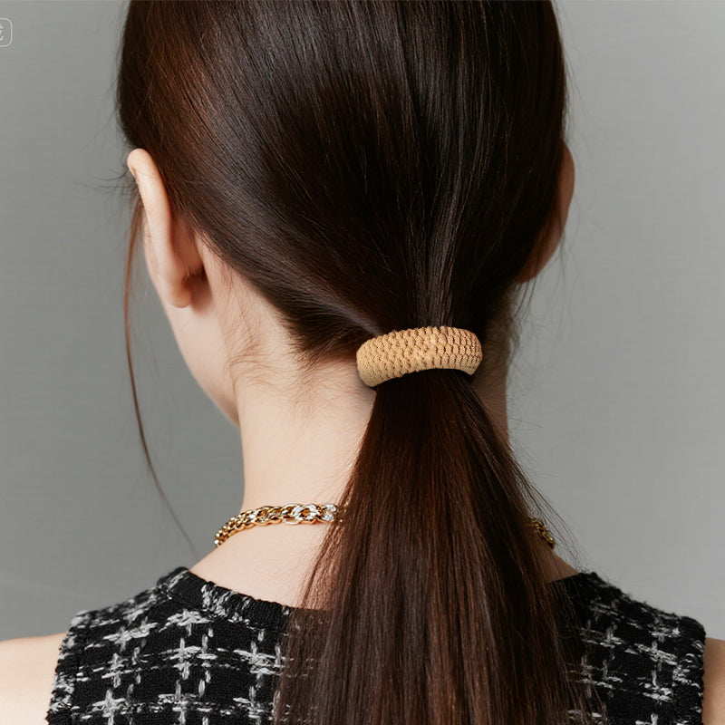 Élastique large et résistant pour cheveux