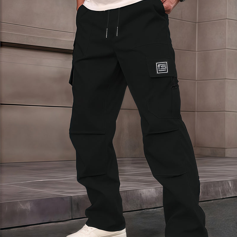 ⏳Liquidation totale⏳Pantalon cargo droit à multiples poches pour homme
