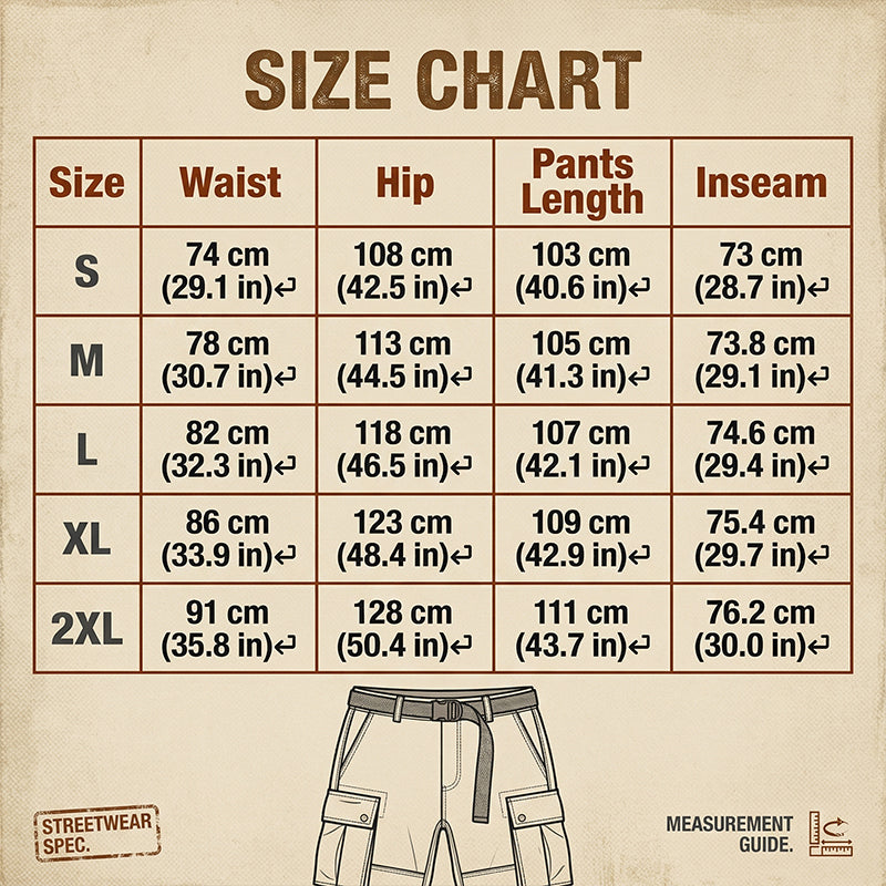 ⏳Liquidation totale⏳Pantalon cargo droit à multiples poches pour homme
