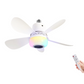 📢📢50% DE RÉDUCTION⏰Ventilateur de plafond intelligent avec éclairage, RGB et haut-parleur Bluetooth