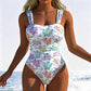 Maillot de bain une pièce imprimé moderne femme