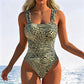 Maillot de bain une pièce imprimé moderne femme