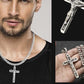 ✝️ 50 % DE RÉDUCTION ! ⏰ Collier croisé d'une élégance intemporelle et raffinée – Fabrication artisanale soignée, acier inoxydable et éclat subtil – idéal pour un usage quotidien ou comme cadeau plein de sens 💛