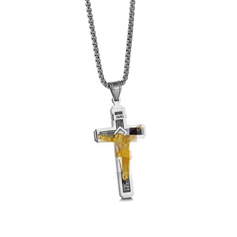✝️ 50 % DE RÉDUCTION ! ⏰ Collier croisé d'une élégance intemporelle et raffinée – Fabrication artisanale soignée, acier inoxydable et éclat subtil – idéal pour un usage quotidien ou comme cadeau plein de sens 💛