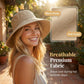 Chapeau de Soleil Femme à Larges Bords avec Nœud
