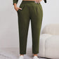 ⏰50 % DE RÉDUCTION !✨Pantalon fuselé à poches pour femmes, grandes tailles