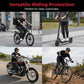 🛡️ PROMO LIMITÉE 50% DE RÉDUCTION ! ✨ Lot Protège-Genoux & Coudes Moto – Coque Rigide, Rembourrage HD, Réglable 🏍️