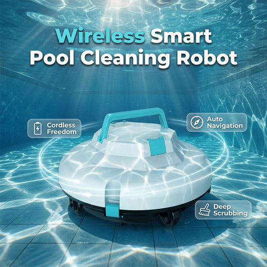 Robot de Piscine Sans Fil Intelligent à Aspiration Puissante