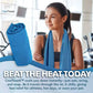 Serviette rafraîchissante respirante et réutilisable pour le sport