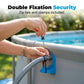 Support de tuyau pour piscine hors-sol