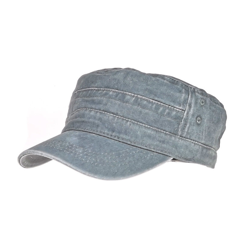 🧢 50% DE RÉDUCTION ⏰ Casquette plate à visière – Tendance, respirante & effet usé – Look streetwear, légère & réglable – parfaite pour les journées ensoleillées ou les tenues décontractées ☀️