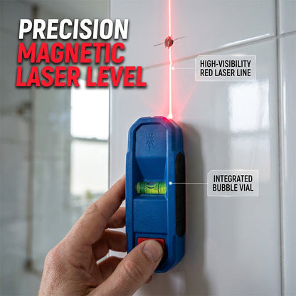 Niveau laser détecteur de montants magnétique 3 en 1