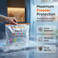 Sacs de rangement réutilisables en aluminium refermables (10 pièces)
