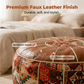 Pouf Ottoman de Rangement Multifonctionnel