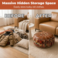 Pouf Ottoman de Rangement Multifonctionnel