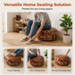 Pouf Ottoman de Rangement Multifonctionnel