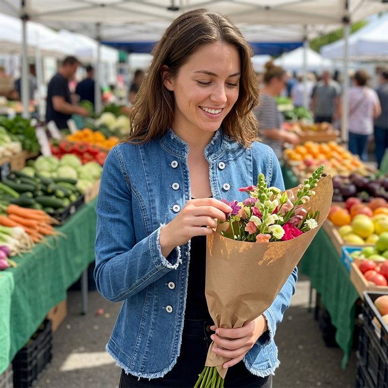 ☀️ Le best-seller de l'été 2026 est arrivé ! Veste blazer en jean à col montant, coupe ajustée