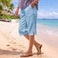 ☀️Pantalon 3/4 d'été pour femme avec boutons décoratifs✨Agréable à porter, confortable et doté de poches que vous utiliserez vraiment
