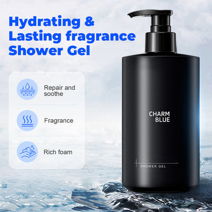 Gel douche hydratant à parfum longue durée