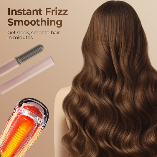 Peigne lisseur mini sans fil et portable
