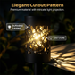 4PCS - Lampes solaires de jardin pour allées extérieures