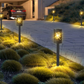 4PCS - Lampes solaires de jardin pour allées extérieures