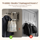 Porte-vêtements télescopique pliable à ventouses